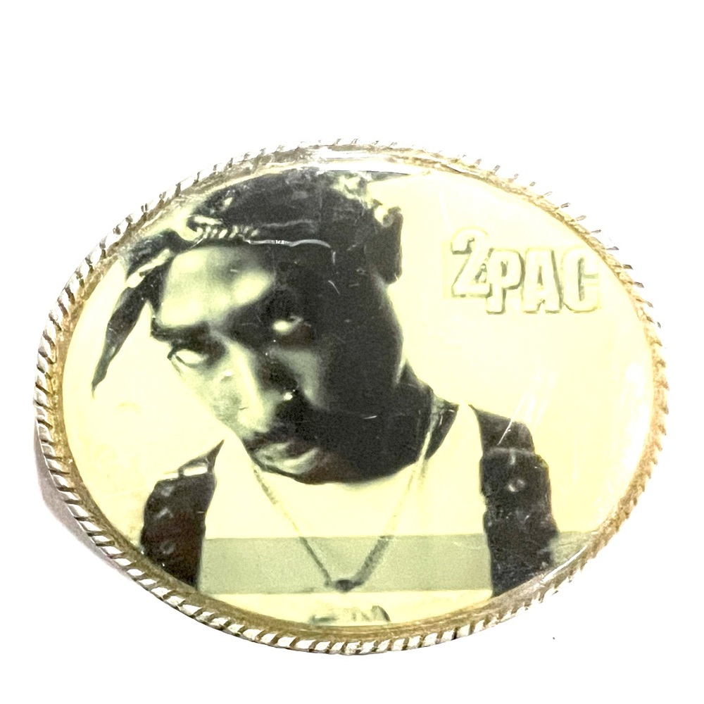Collectable Tupac Shakur Oval Men’s Belt Buckle